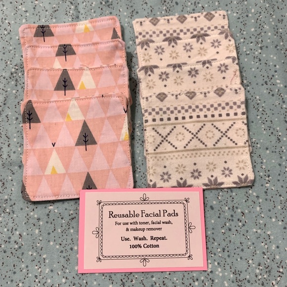 Reusable 100% Cotton Facial Wipes - Picture 4 of 5